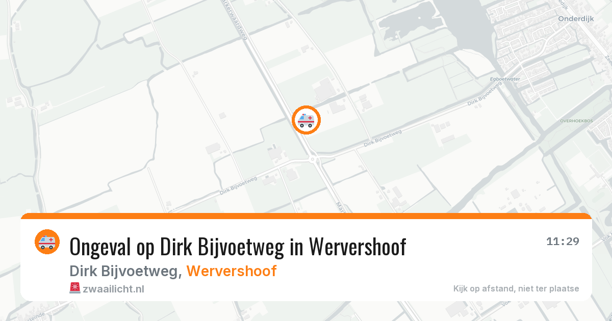 Ongeval op Dirk Bijvoetweg in Wervershoof — 17 feb 2026