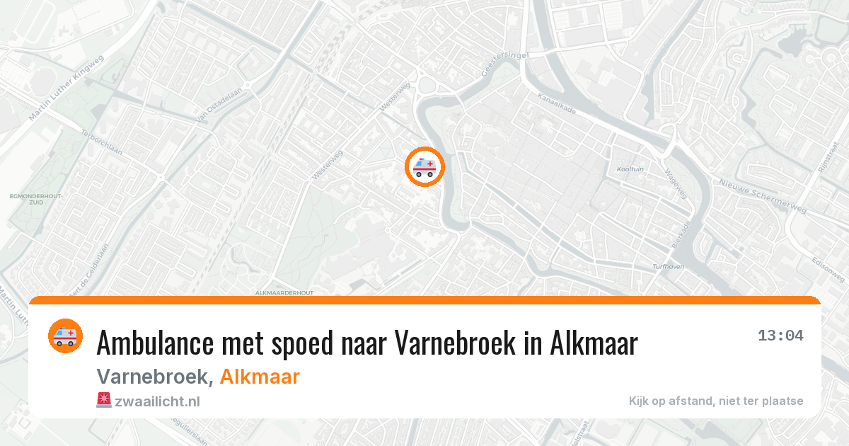 Ambulance met spoed naar Varnebroek in Alkmaar — 29 jan 2026