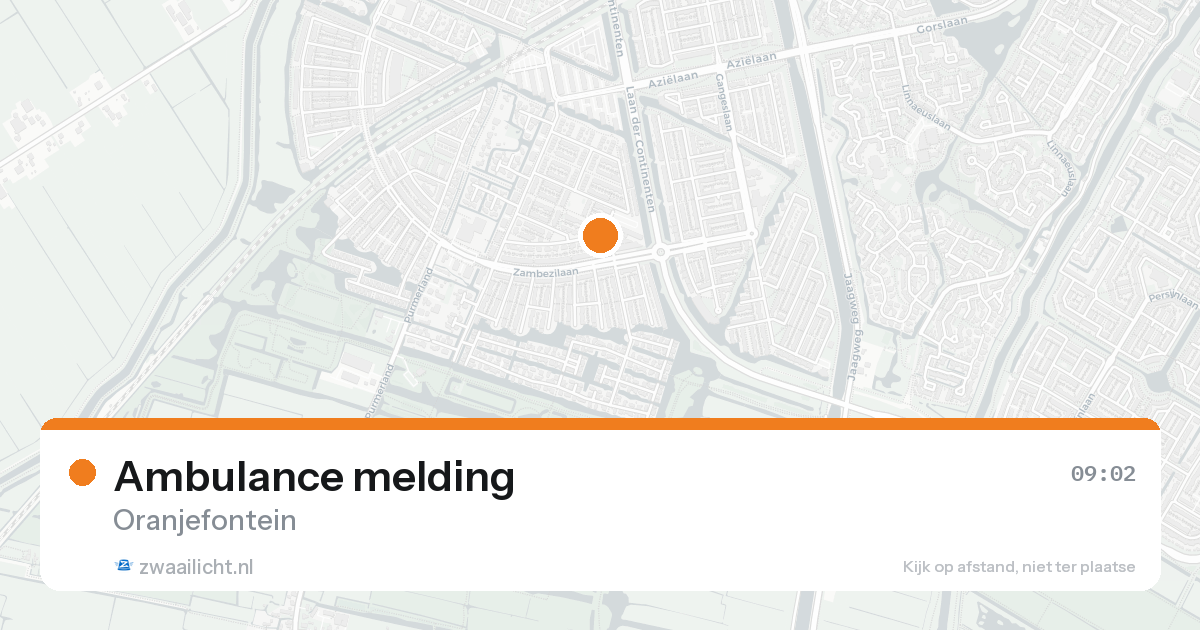 Ambulance melding — 31 jan 2026