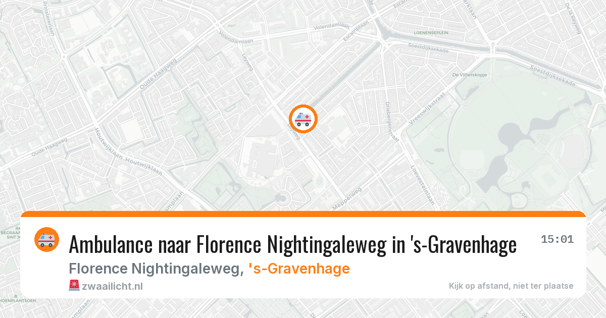 Ambulance naar Florence Nightingaleweg in 's-Gravenhage — 30 apr 2026