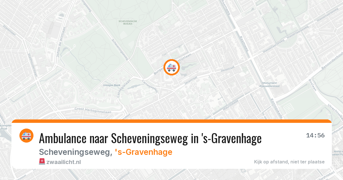 Ambulance naar Scheveningseweg in 's-Gravenhage — 13 feb 2026