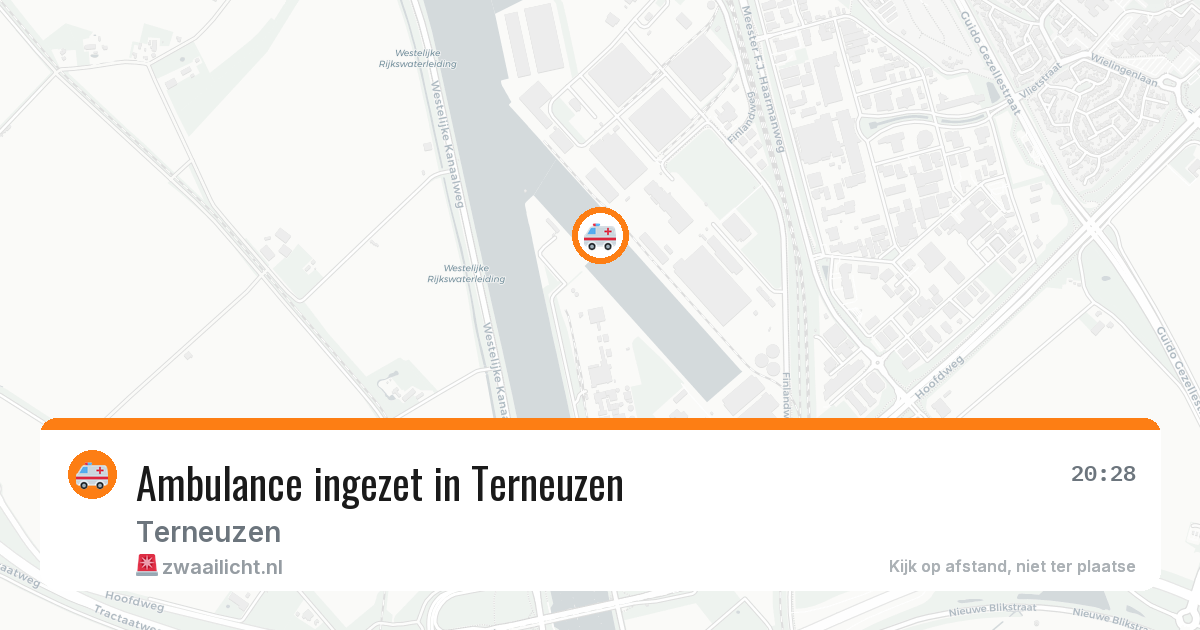Ambulance ingezet in Terneuzen — 11 aug 2026