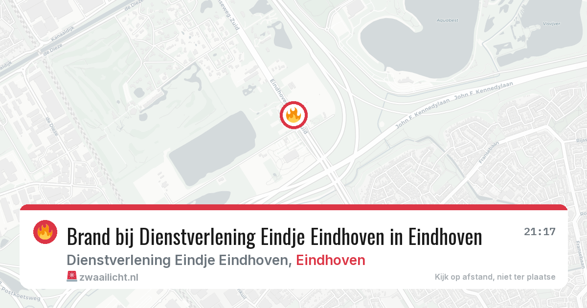Brand bij Dienstverlening Eindje Eindhoven in Eindhoven — 29 jul 2026