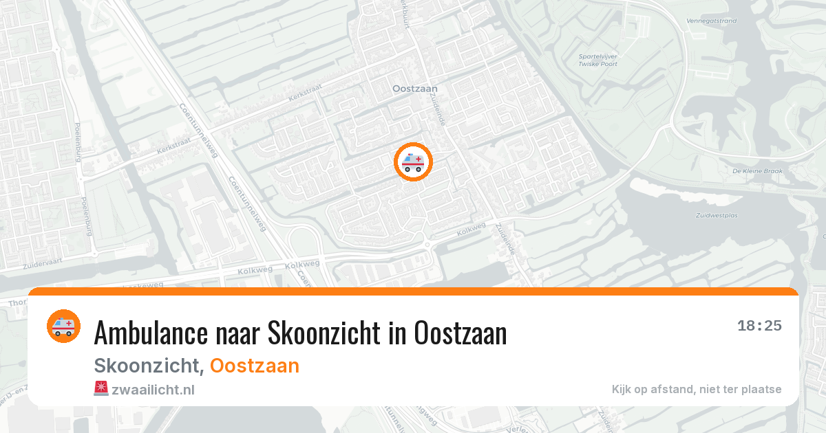 Ambulance naar Skoonzicht in Oostzaan — 9 mei 2026