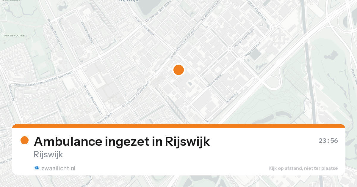 Ambulance ingezet in Rijswijk — 19 aug 2026