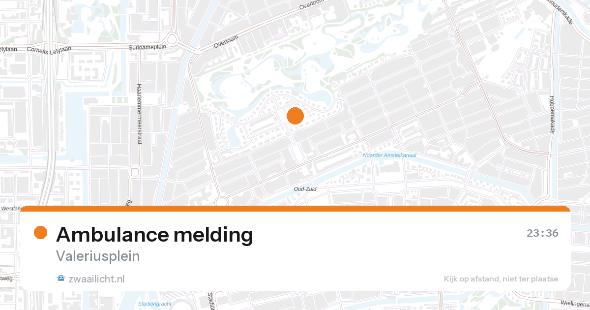 Ambulance melding — 31 jan 2026