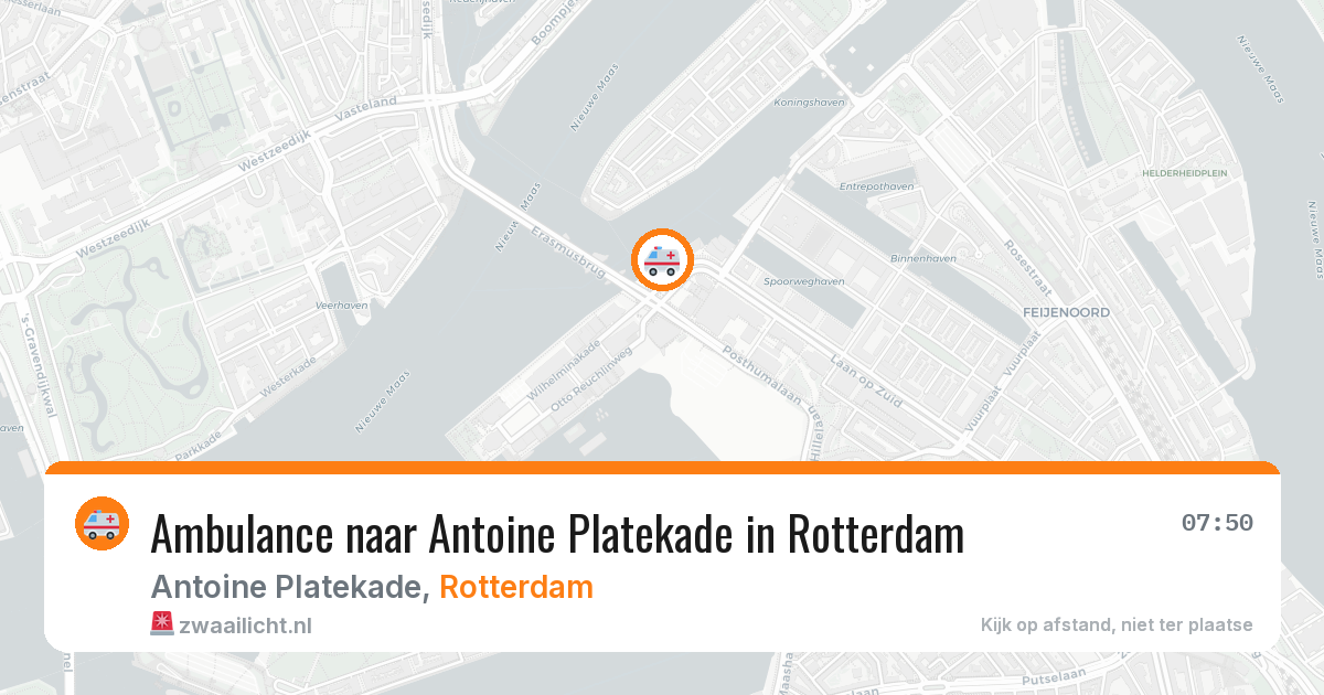 Ambulance naar Antoine Platekade in Rotterdam — 30 jun 2026