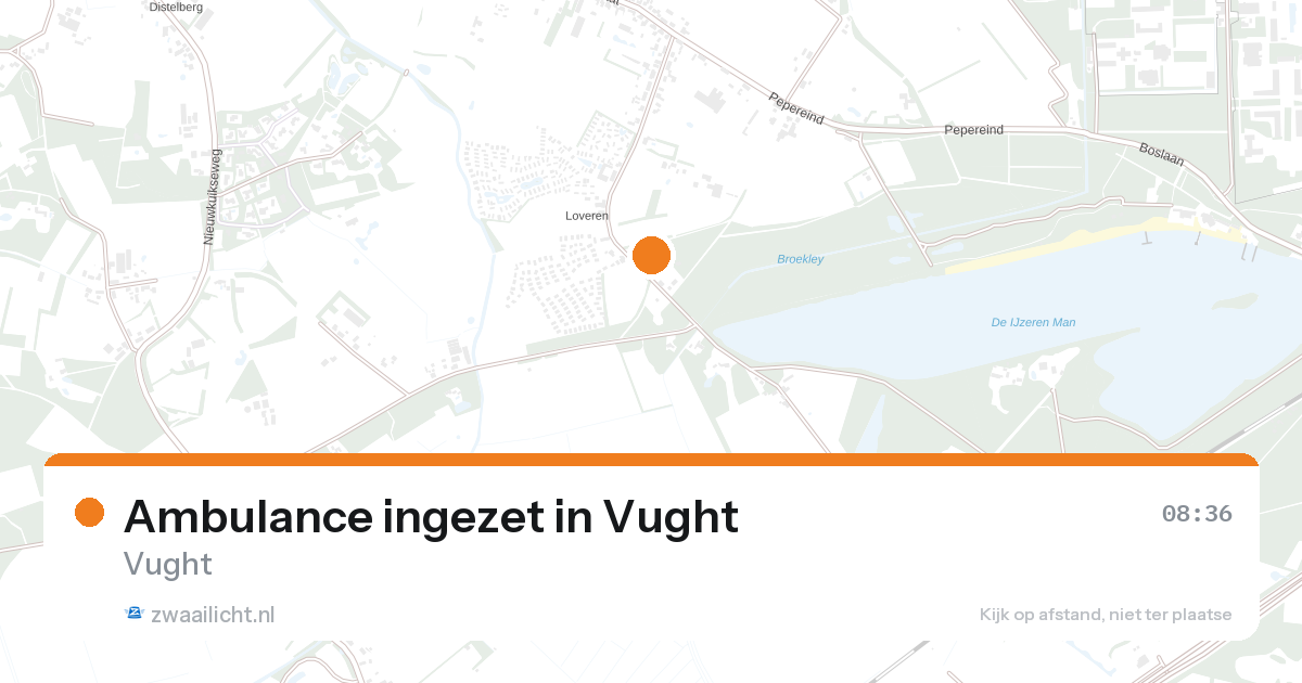 Ambulance ingezet in Vught — 22 jul 2026