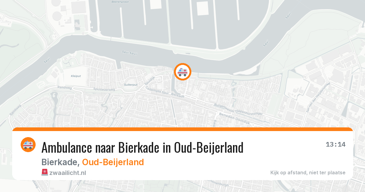 Ambulance naar Bierkade in Oud-Beijerland — 5 mei 2026