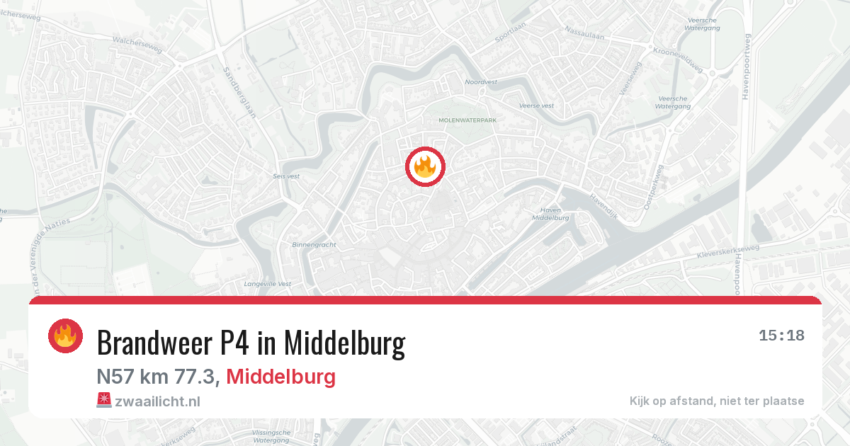 Brandweer P4 in Middelburg — 3 aug 2026 | 🚨 Zwaailicht.nl