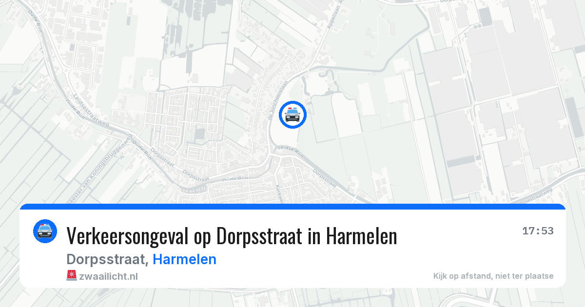 Verkeersongeval op Dorpsstraat in Harmelen — 15 mei 2026