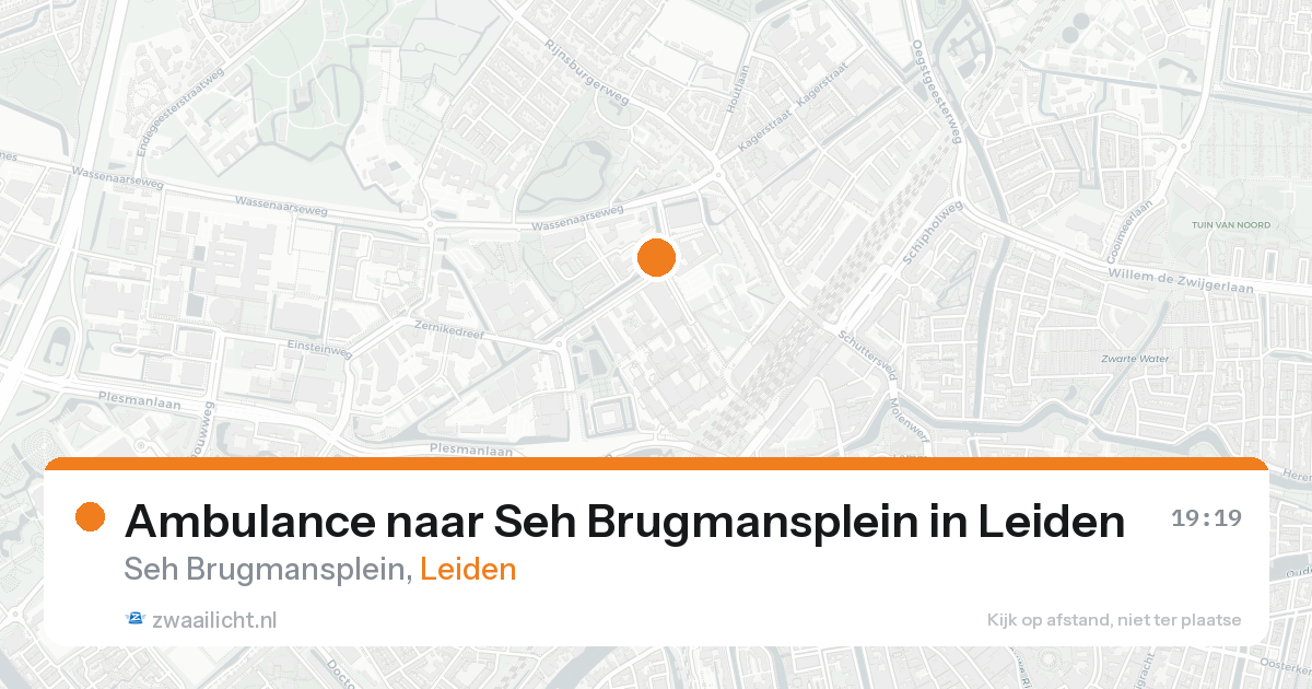 Ambulance naar Seh Brugmansplein in Leiden — 7 feb 2026