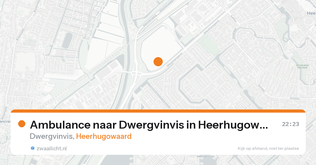 Ambulance naar Dwergvinvis in Heerhugowaard — 2 jul 2026