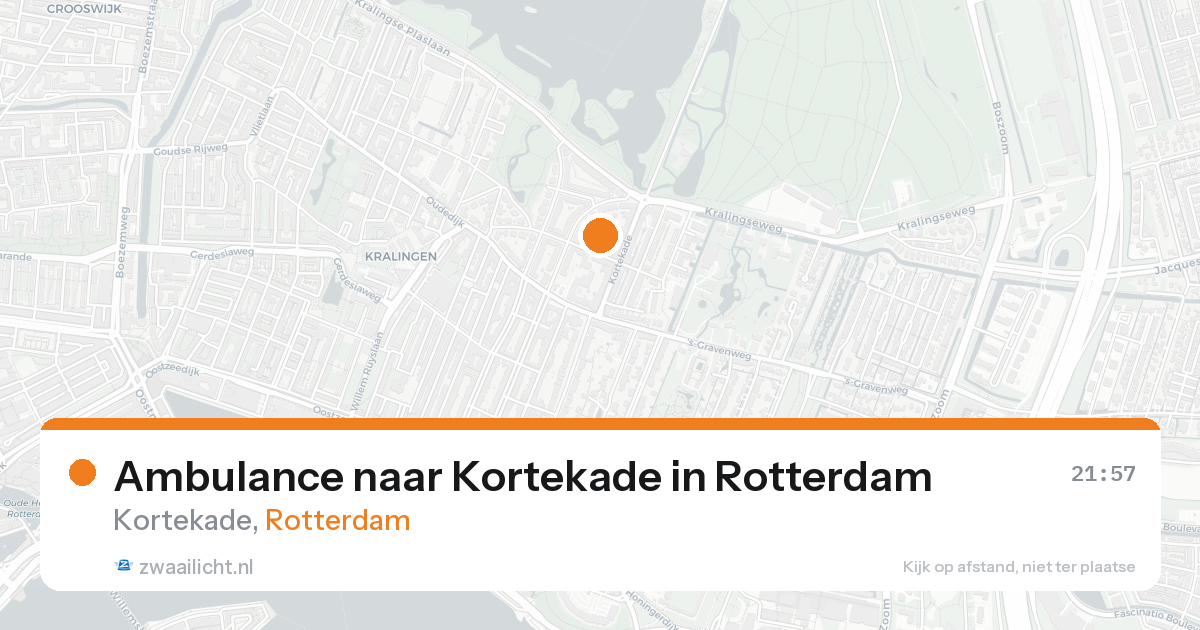 Ambulance naar Kortekade in Rotterdam — 7 feb 2026