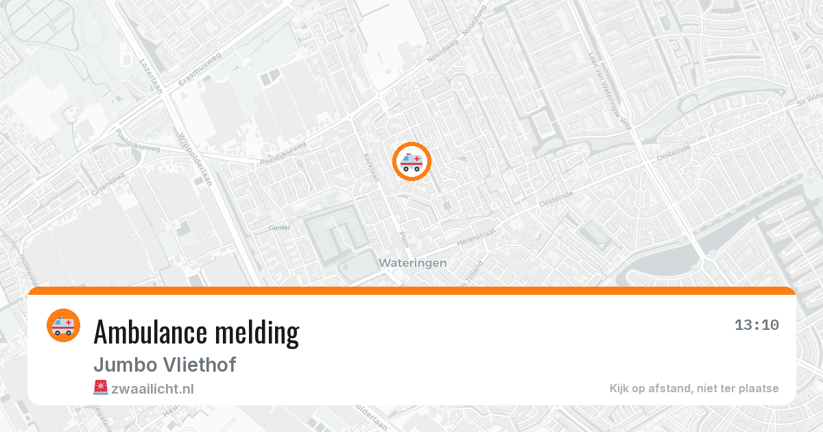 Ambulance melding — 30 jan 2026