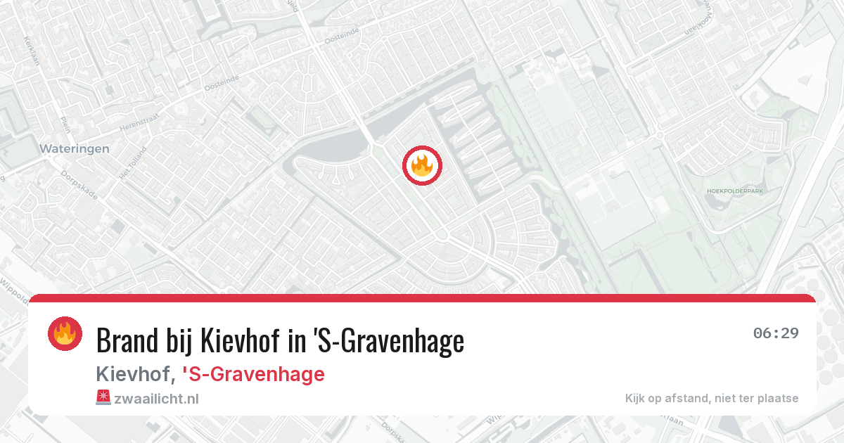 Brand bij Kievhof in 'S-Gravenhage — 11 jun 2026