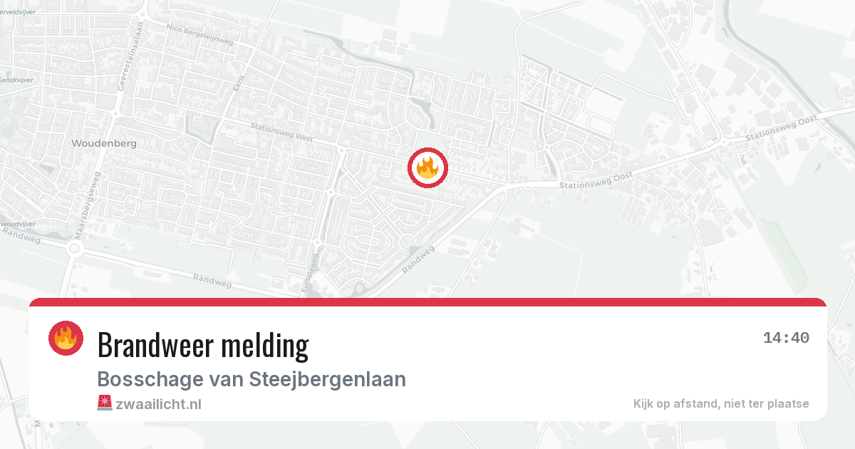 Brandweer melding — 26 jun 2026