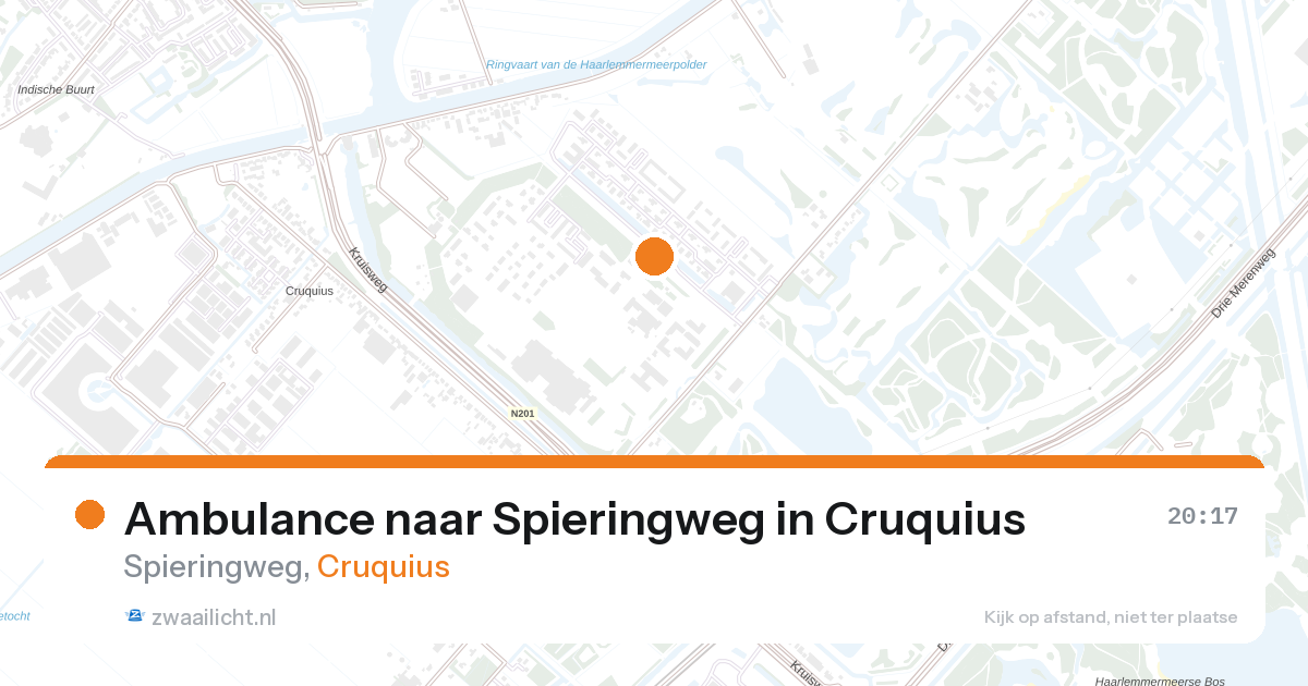 Ambulance naar Spieringweg in Cruquius — 26 aug 2026