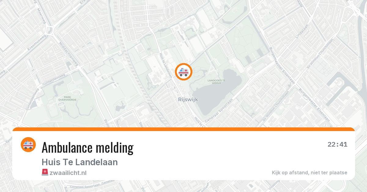 Ambulance melding — 29 jan 2026