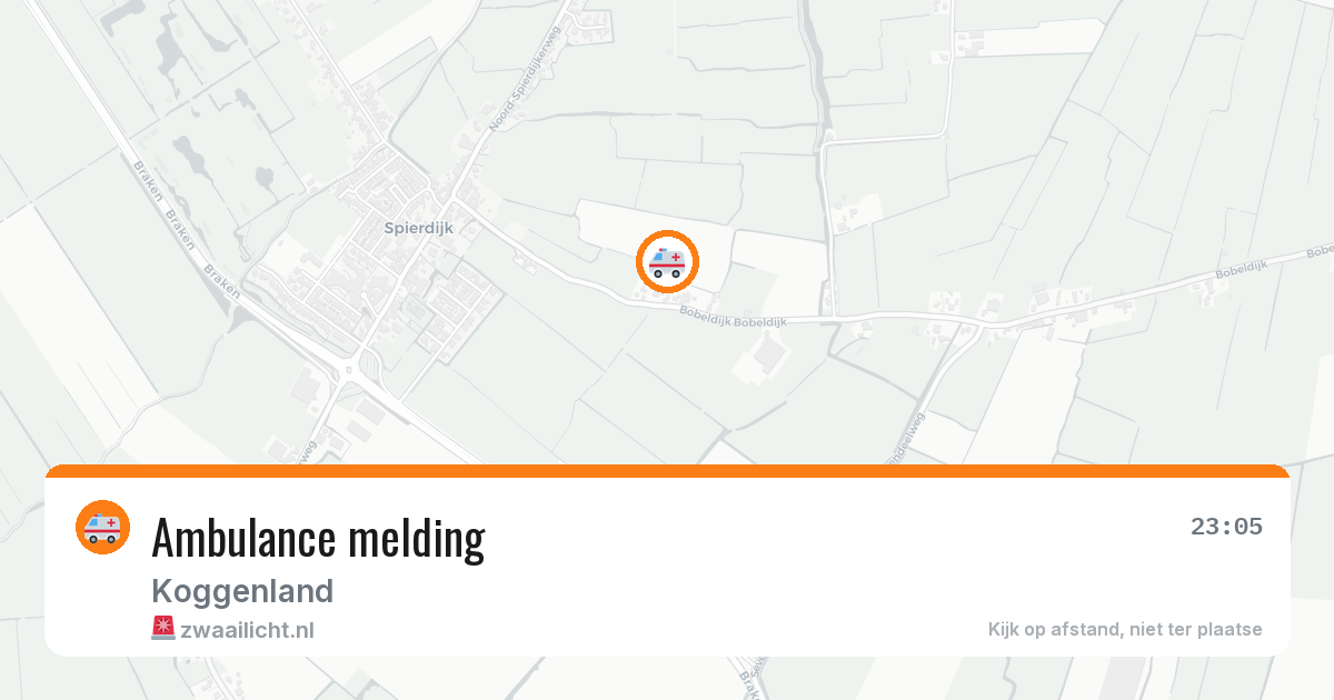 Ambulance melding — 29 jan 2026