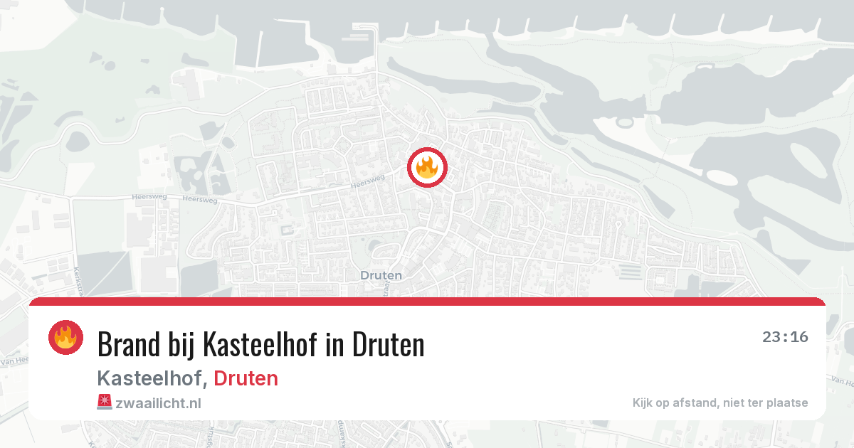 Brand bij Kasteelhof in Druten — 28 jun 2026