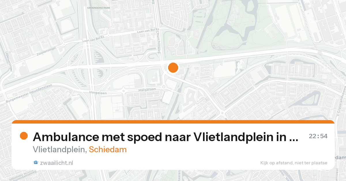 Ambulance met spoed naar Vlietlandplein in Schiedam — 30 jan 2026