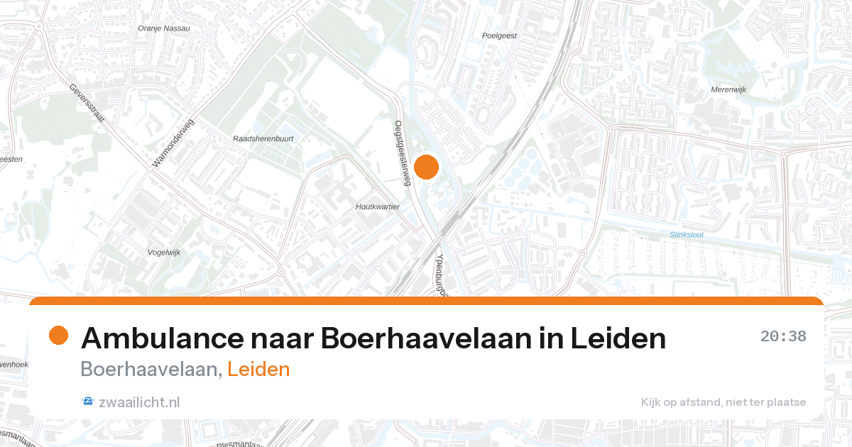 Ambulance naar Boerhaavelaan in Leiden — 17 feb 2026
