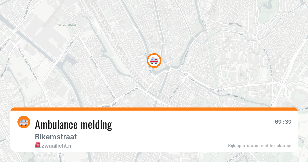 Ambulance melding — 26 jun 2026