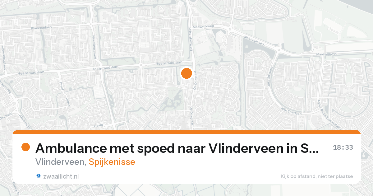 Ambulance met spoed naar Vlinderveen in Spijkenisse — 30 jan 2026