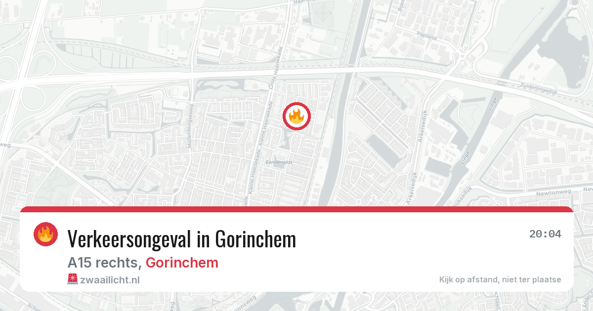 Verkeersongeval in Gorinchem — 21 jun 2026