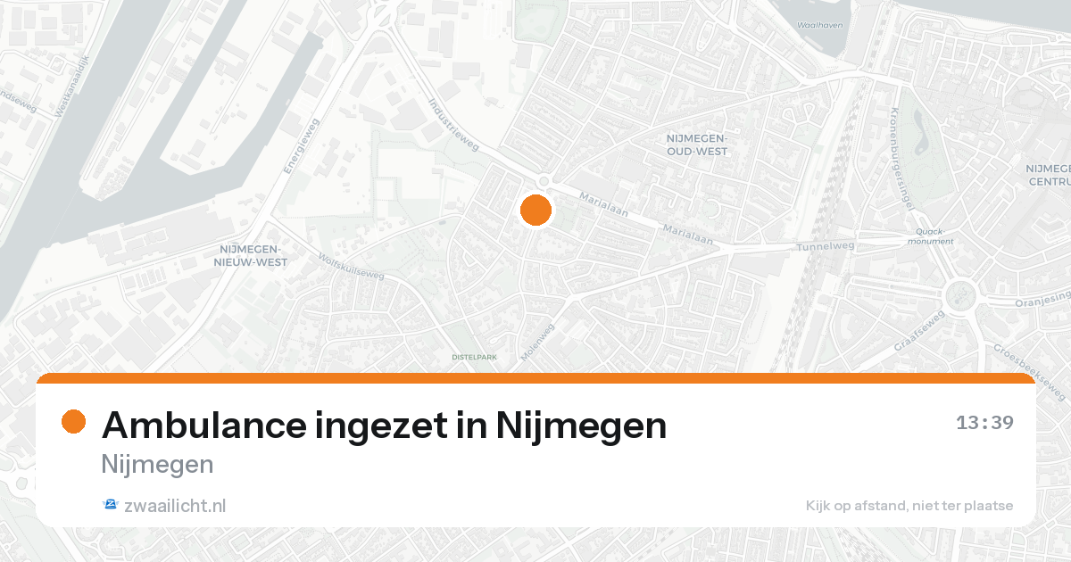 Ambulance ingezet in Nijmegen — 23 jun 2026