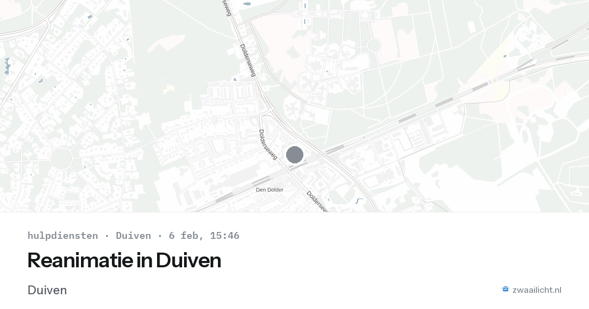 Reanimatie in Duiven — 6 feb 2026
