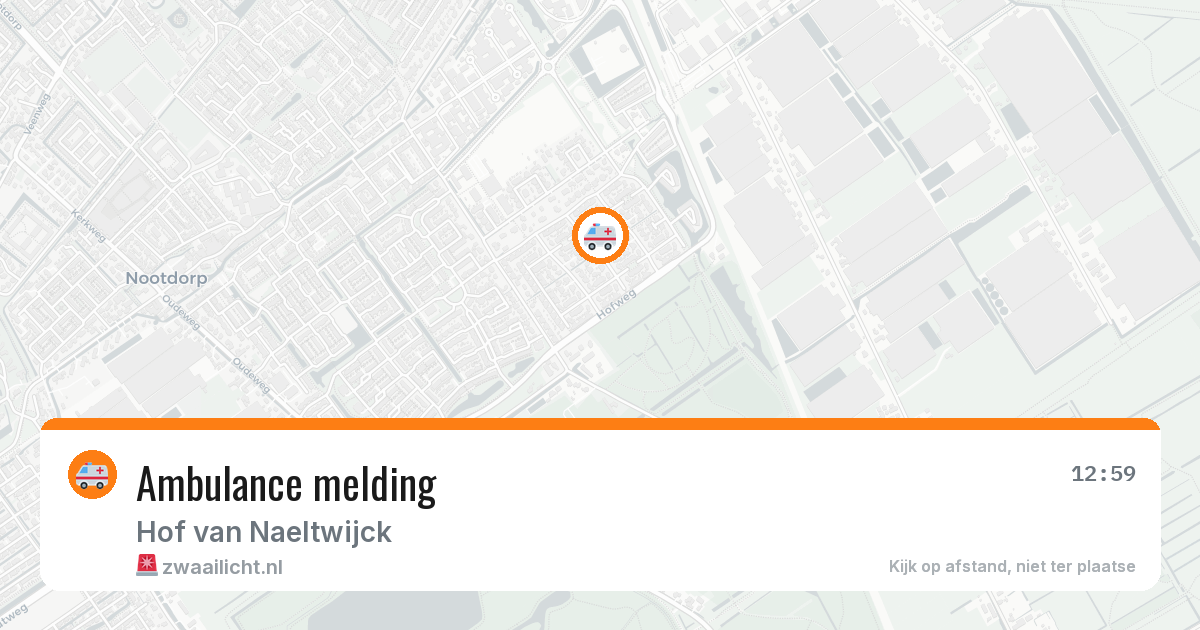 Ambulance melding — 15 jun 2026
