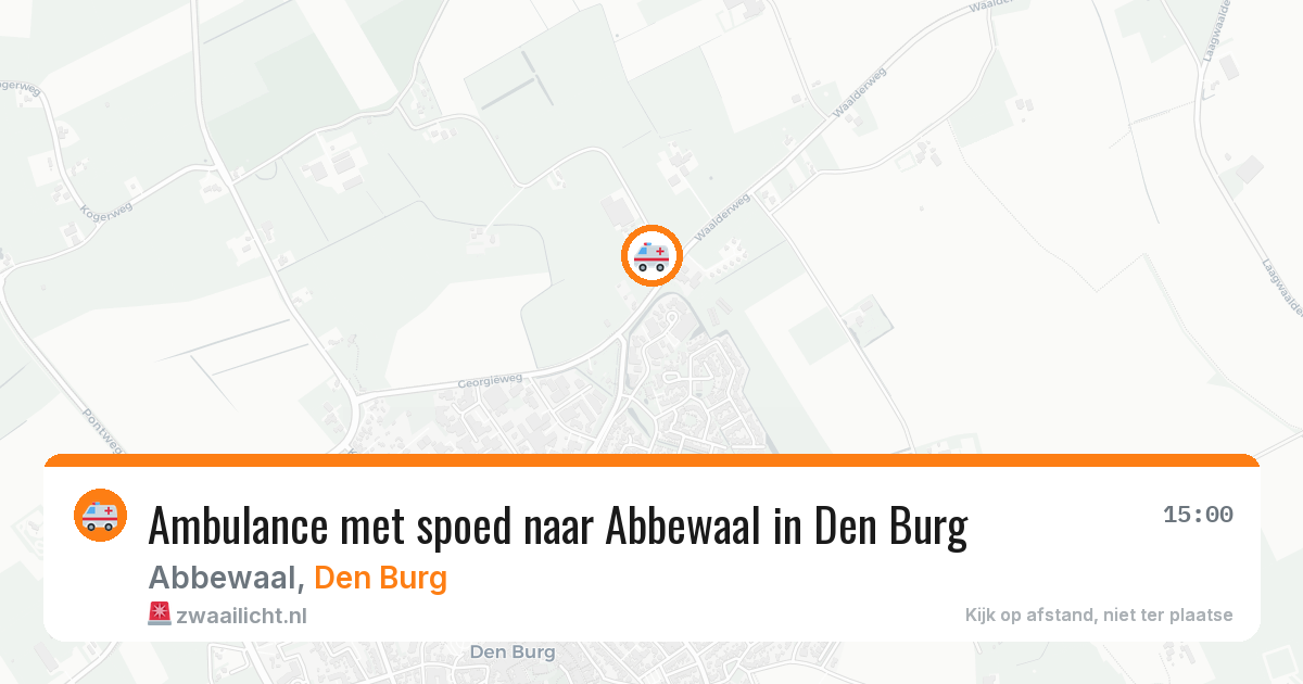 Ambulance met spoed naar Abbewaal in Den Burg — 10 feb 2026