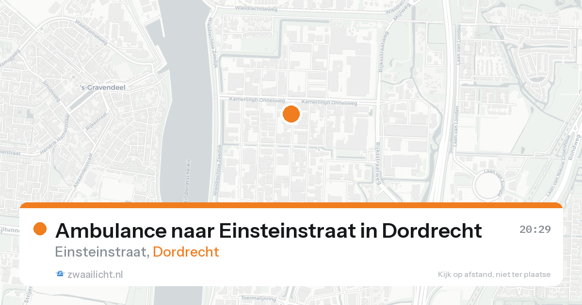 Ambulance naar Einsteinstraat in Dordrecht — 7 feb 2026