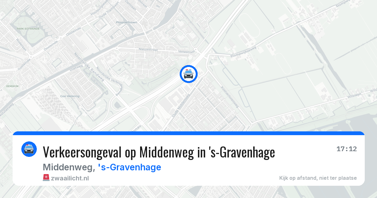Verkeersongeval op Middenweg in 's-Gravenhage — 3 jun 2026