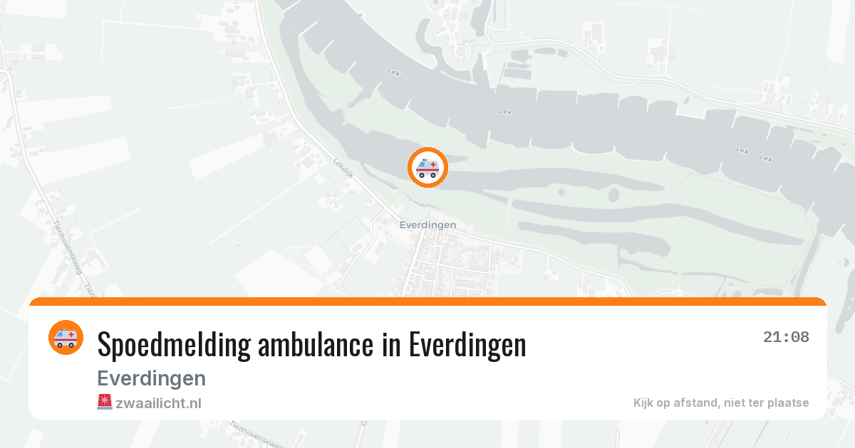 Spoedmelding ambulance in Everdingen — 25 jul 2026