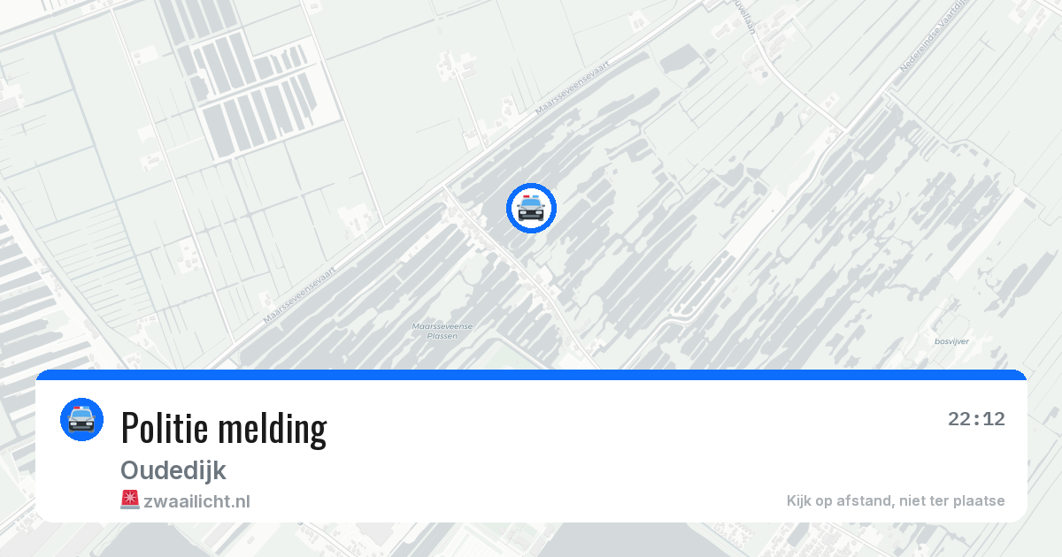 Politie melding — 21 jun 2026