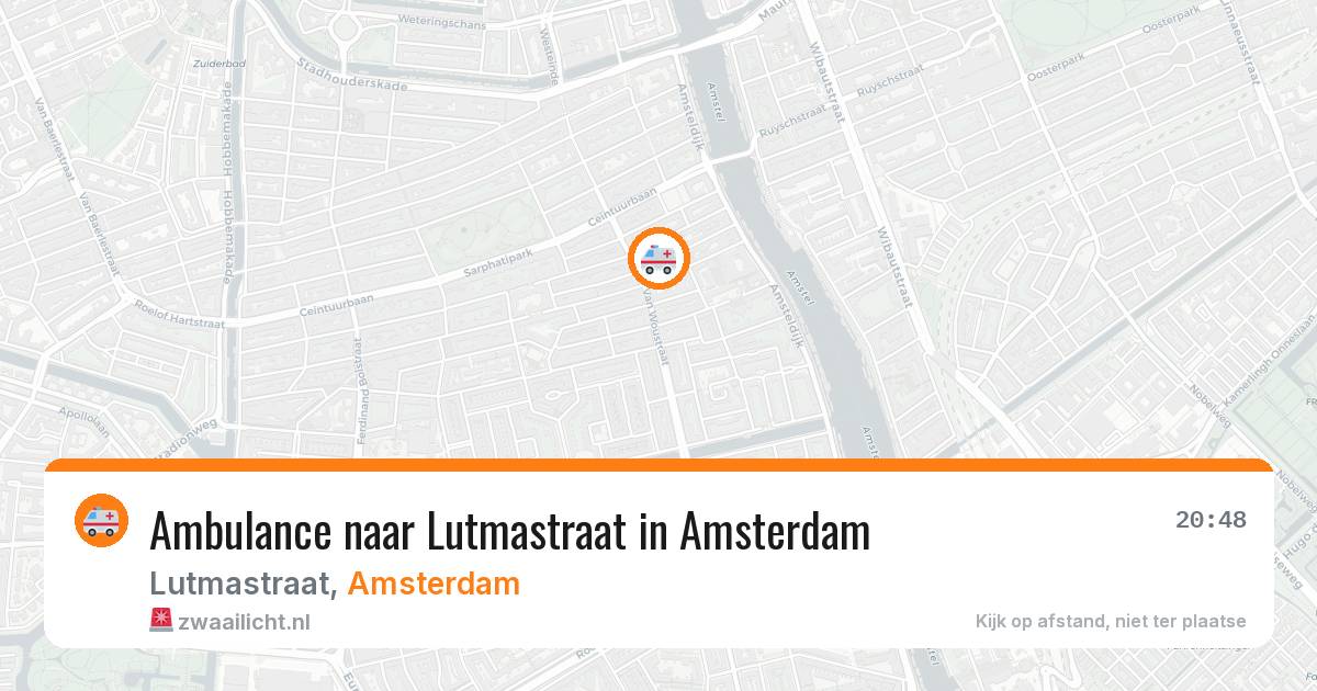 Ambulance naar Lutmastraat in Amsterdam — 29 jan 2026