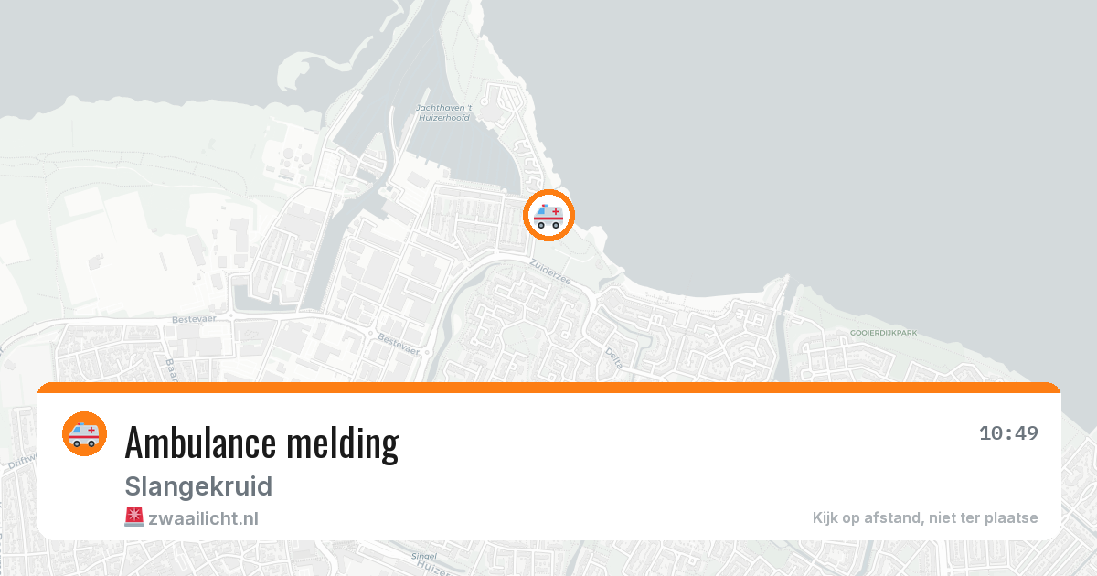 Ambulance melding — 6 jun 2026