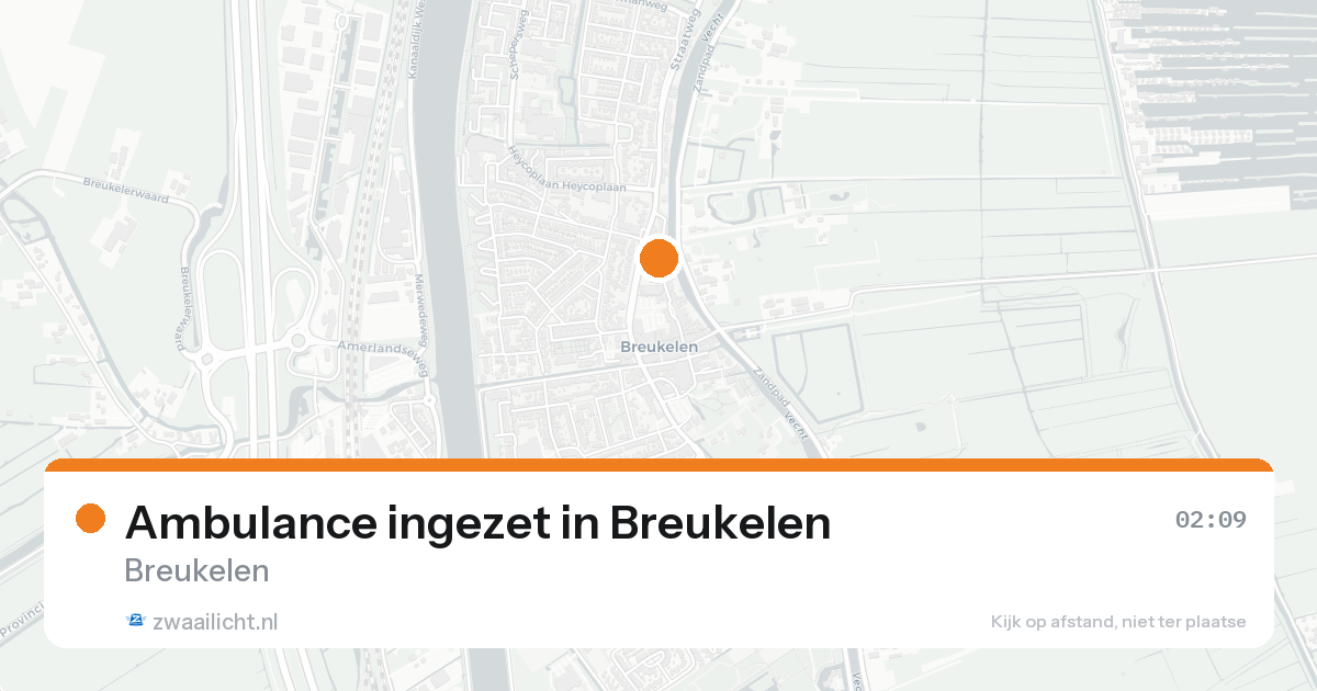 Ambulance ingezet in Breukelen — 8 feb 2026