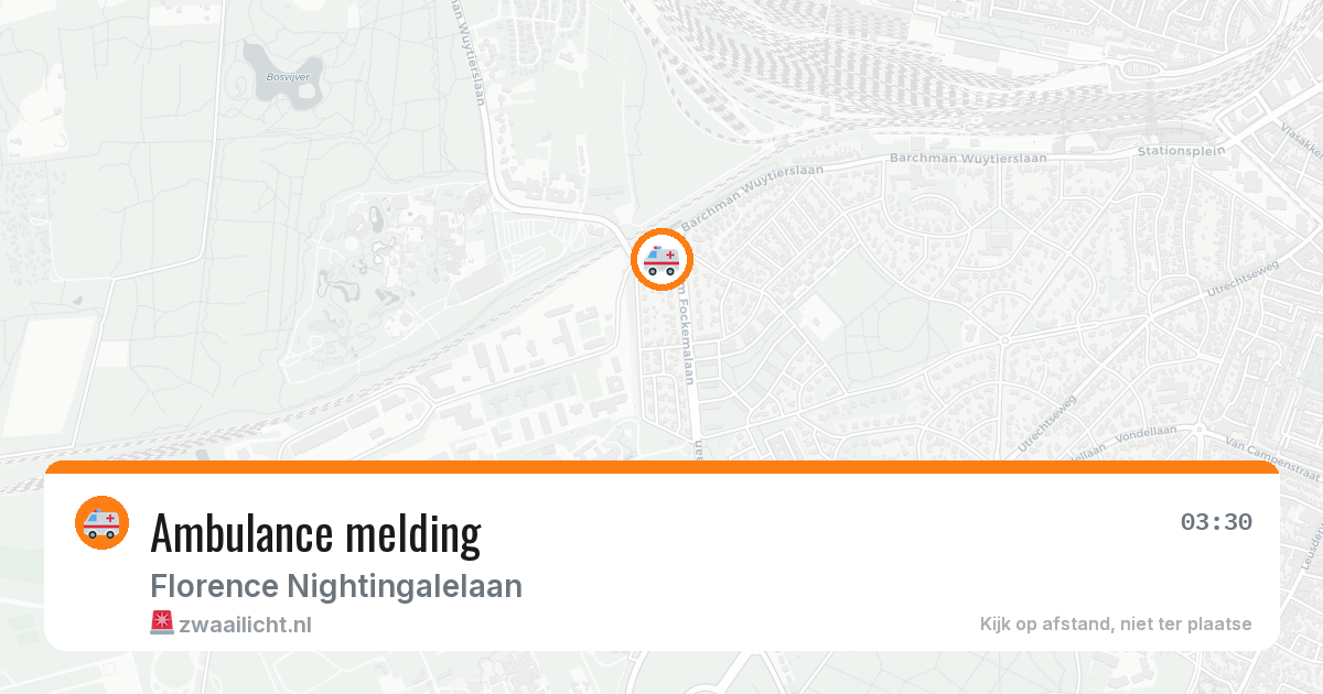 Ambulance melding — 16 apr 2026