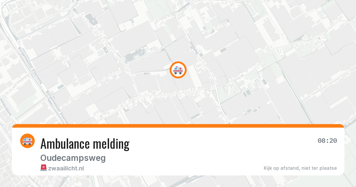 Ambulance melding — 29 jan 2026