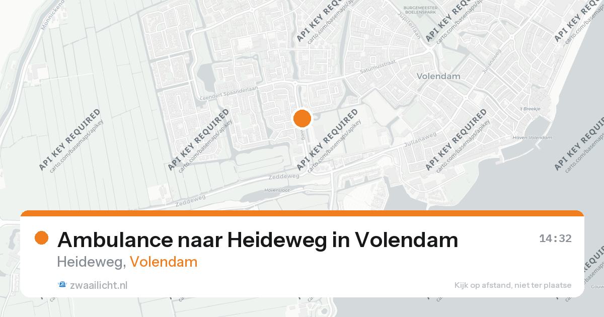 Ambulance naar Heideweg in Volendam — 9 jun 2026