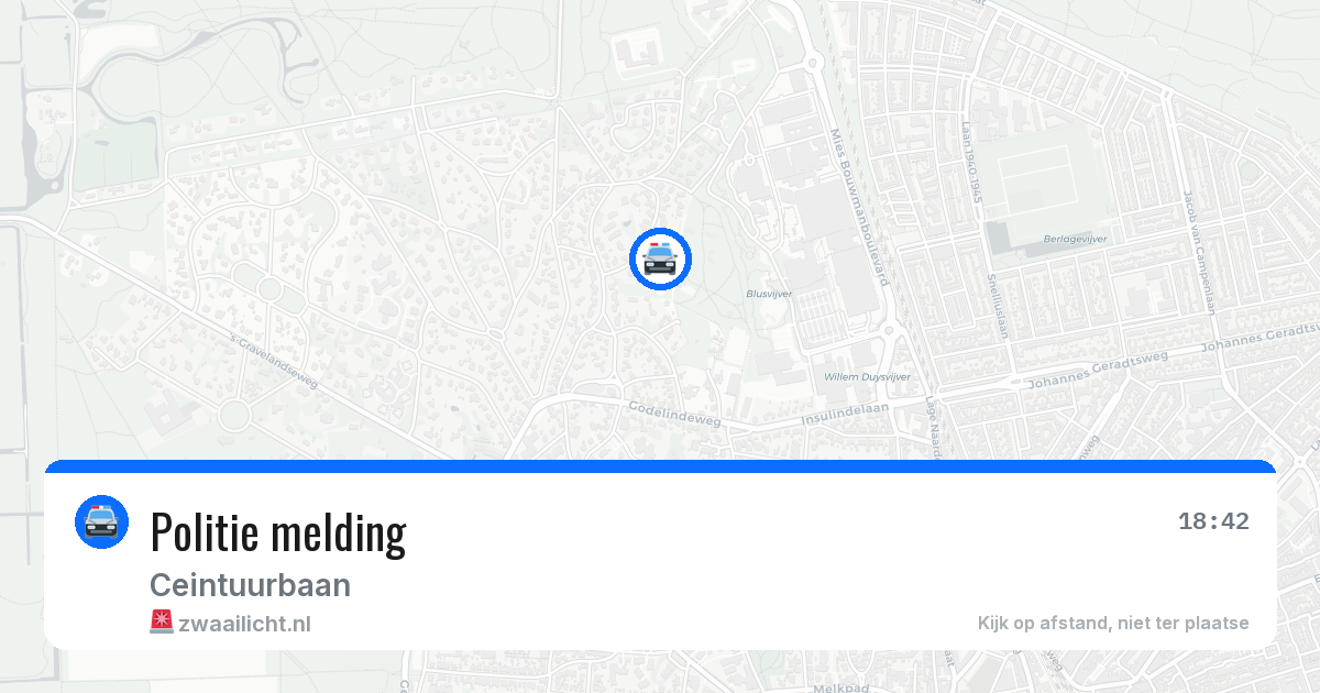 Politie melding — 30 jun 2026