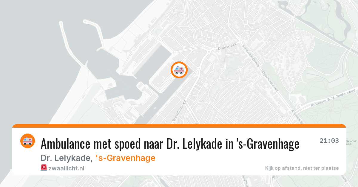 Ambulance met spoed naar Dr. Lelykade in 's-Gravenhage — 3 jun 2026
