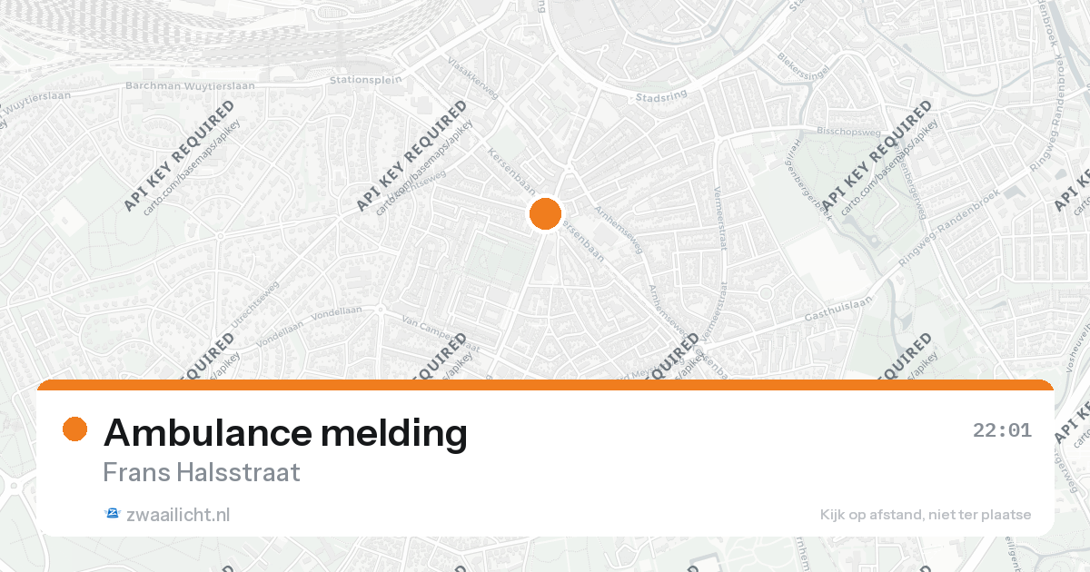 Ambulance melding — 31 jan 2026
