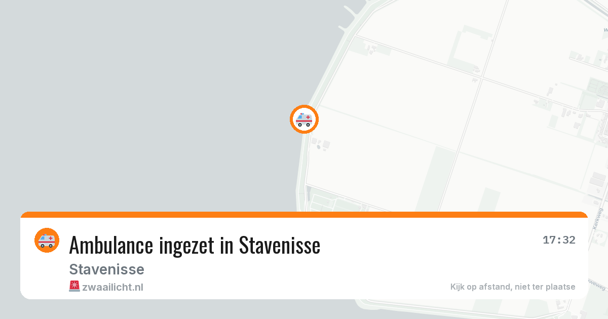 Ambulance ingezet in Stavenisse — 10 aug 2026