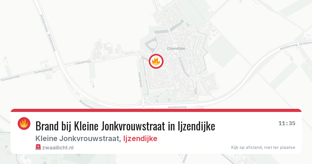 Brand bij Kleine Jonkvrouwstraat in Ijzendijke — 14 feb 2026