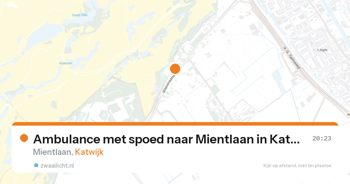 Ambulance met spoed naar Mientlaan in Katwijk — 4 mrt 2026
